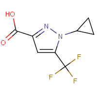 CAS:2384171-56-4 | PC408444 | 1-(Cyclopropyl)-5-(trifluoromethyl)-1H-pyrazole-3-carboxylic acid