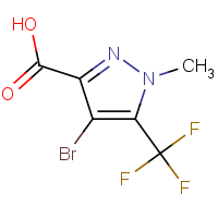 CAS: 497833-03-1 | PC408451 | 4-Bromo-1-methyl-5-(trifluoromethyl)-1H-pyrazole-3-carboxylic acid