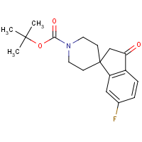 CAS: 910442-55-6 | PC408506 | tert-Butyl 6-fluoro-3-oxo-2,3-dihydrospiro[indene-1,4'-piperidine]-1'-carboxylate