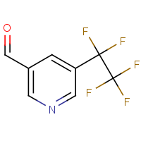 CAS: 1816285-08-1 | PC408800 | 5-(Pentafluoroethyl)nicotinaldehyde