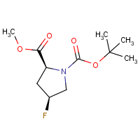 CAS: 203866-16-4 | PC409006 | N-t-BOC-cis-4-Fluoro-L-Proline Methyl Ester