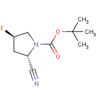 CAS:1330286-47-9 | PC409013 | N-t-BOC-trans-4-Fluoro-L-Prolinonitrile