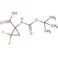 CAS:796882-45-6 | PC409014 | N-BOC-2,2-Difluoro-1-amino-1-cyclopropanecarboxylic acid
