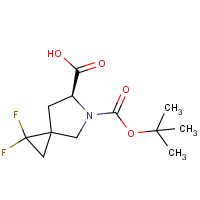 CAS: 1357482-03-1 | PC409047 | (6S)-1,1-Difluoro-5-azaspiro[2.4]heptane-6-carboxylic acid, N-BOC protected