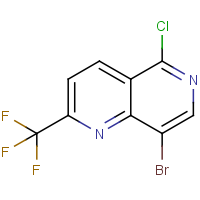 CAS: 890301-89-0 | PC409503 | 8-Bromo-5-chloro-2-(trifluoromethyl)-1,6-naphthyridine