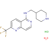 CAS:1356114-70-9 | PC409507 | N-(Piperidin-4-ylmethyl)-2-(trifluoromethyl)-1,6-naphthyridin-5-amine hydrochloride hydrate