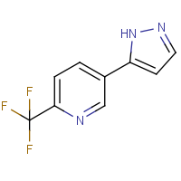 CAS: 1097778-72-7 | PC409523 | 5-(1H-Pyrazol-5-yl)-2-(trifluoromethyl)pyridine