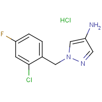 CAS: 1147222-53-4 | PC410010 | 1-(2-Chloro-4-fluorobenzyl)-1H-pyrazol-4-amine hydrochloride