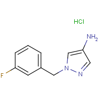 CAS:  | PC410011 | 1-(3-Fluorobenzyl)-1H-pyrazol-4-amine hydrochloride