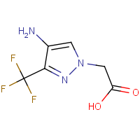 CAS:  | PC410015 | [4-Amino-3-(trifluoromethyl)-1H-pyrazol-1-yl]acetic acid