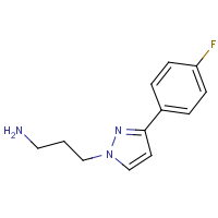 CAS:  | PC410022 | 3-[3-(4-Fluorophenyl)-1H-pyrazol-1-yl]propan-1-amine