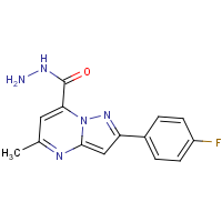 CAS: | PC410031 | 2-(4-Fluorophenyl)-5-methylpyrazolo[1,5-a]pyrimidine-7-carbohydrazide