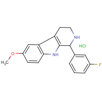 CAS: 1158793-60-2 | PC410034 | 1-(3-Fluorophenyl)-6-methoxy-2,3,4,9-tetrahydro-1H-b-carboline hydrochloride
