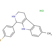 CAS:  | PC410035 | 1-(4-Fluorophenyl)-6-methyl-2,3,4,9-tetrahydro-1H-b-carboline hydrochloride