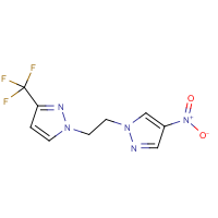 CAS:  | PC410043 | 1-[2-(4-Nitro-1H-pyrazol-1-yl)ethyl]-3-(trifluoromethyl)-1H-pyrazole