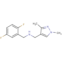 CAS:  | PC410051 | 1-(2,5-Difluorophenyl)-N-[(1,3-dimethyl-1H-pyrazol-4-yl)methyl]methanamine