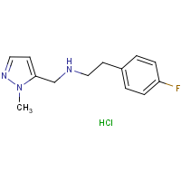 CAS:  | PC410058 | 2-(4-Fluorophenyl)-N-[(1-methyl-1H-pyrazol-5-yl)methyl]ethanamine hydrochloride