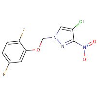 CAS: 1020724-23-5 | PC410061 | 4-Chloro-1-[(2,5-difluorophenoxy)methyl]-3-nitro-1H-pyrazole