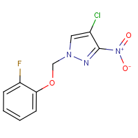 CAS:1020724-26-8 | PC410062 | 4-Chloro-1-[(2-fluorophenoxy)methyl]-3-nitro-1H-pyrazole