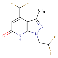 CAS:  | PC410065 | 1-(2,2-Difluoroethyl)-4-(difluoromethyl)-3-methyl-1,7-dihydro-6H-pyrazolo[3,4-b]pyridin-6-one