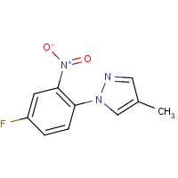 CAS:  | PC410067 | 1-(4-Fluoro-2-nitrophenyl)-4-methyl-1H-pyrazole