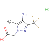 CAS:  | PC410071 | [4-Amino-5-methyl-3-(trifluoromethyl)-1H-pyrazol-1-yl]acetic acid hydrochloride
