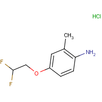 CAS:1431965-01-3 | PC410075 | 4-(2,2-Difluoroethoxy)-2-methylaniline hydrochloride