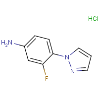 CAS:  | PC410077 | 3-Fluoro-4-(1H-pyrazol-1-yl)aniline hydrochloride