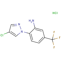 CAS:  | PC410082 | 2-(4-Chloro-1H-pyrazol-1-yl)-5-(trifluoromethyl)aniline hydrochloride