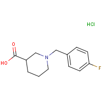 CAS: 1185303-78-9 | PC410087 | 1-(4-Fluorobenzyl)piperidine-3-carboxylic acid hydrochloride