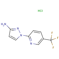 CAS:  | PC410095 | 1-[5-(Trifluoromethyl)pyridin-2-yl]-1H-pyrazol-3-amine hydrochloride