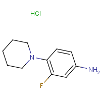 CAS: 1245569-19-0 | PC410098 | 3-Fluoro-4-(piperidin-1-yl)aniline hydrochloride