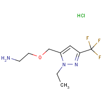 CAS: 1417570-03-6 | PC410105 | 2-{[1-Ethyl-3-(trifluoromethyl)-1H-pyrazol-5-yl]methoxy}ethanamine hydrochloride