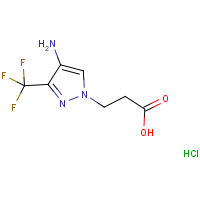 CAS:  | PC410110 | 3-[4-Amino-3-(trifluoromethyl)-1H-pyrazol-1-yl]propanoic acid hydrochloride