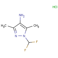 CAS:  | PC410114 | 1-(Difluoromethyl)-3,5-dimethyl-1H-pyrazol-4-amine hydrochloride