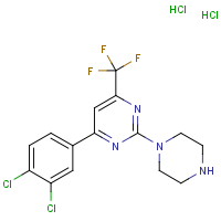CAS: | PC410121 | 4-(3,4-Dichlorophenyl)-2-(piperazin-1-yl)-6-(trifluoromethyl)pyrimidine dihydrochloride