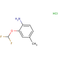 CAS: 1431962-99-0 | PC410124 | 2-(Difluoromethoxy)-4-methylaniline hydrochloride