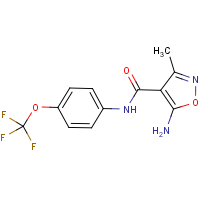 CAS:524036-08-6 | PC410137 | 5-Amino-3-methyl-N-[4-(trifluoromethoxy)phenyl]-1,2-oxazole-4-carboxamide