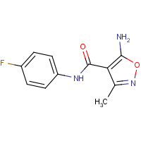 CAS: | PC410138 | 5-Amino-N-(4-fluorophenyl)-3-methyl-1,2-oxazole-4-carboxamide