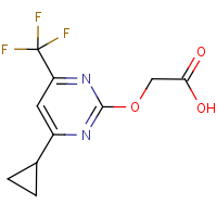 CAS:695191-60-7 | PC410140 | {[4-Cyclopropyl-6-(trifluoromethyl)pyrimidin-2-yl]oxy}acetic acid