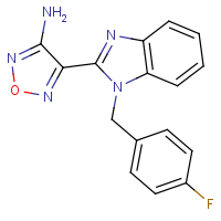 CAS: | PC410153 | 4-[1-(4-Fluorobenzyl)-1H-benzimidazol-2-yl]-1,2,5-oxadiazol-3-amine