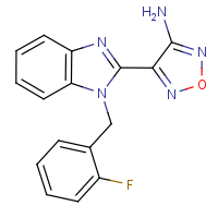 CAS: | PC410154 | 4-[1-(2-Fluorobenzyl)-1H-benzimidazol-2-yl]-1,2,5-oxadiazol-3-amine