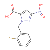 CAS:  | PC410170 | 1-(2-Fluorobenzyl)-3-nitro-1H-pyrazole-5-carboxylic acid