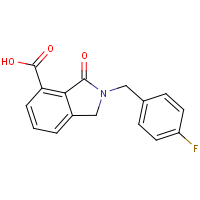 CAS: | PC410171 | 2-(4-Fluorobenzyl)-3-oxo-2,3-dihydro-1H-isoindole-4-carboxylic acid