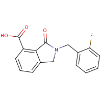 CAS: | PC410172 | 2-(2-Fluorobenzyl)-3-oxo-2,3-dihydro-1H-isoindole-4-carboxylic acid