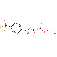 CAS:163719-82-2 | PC410173 | Ethyl 3-[4-(trifluoromethyl)phenyl]-1,2,4-oxadiazole-5-carboxylate