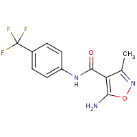 CAS: | PC410174 | 5-Amino-3-methyl-N-[4-(trifluoromethyl)phenyl]-1,2-oxazole-4-carboxamide