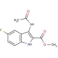 CAS: | PC410180 | Methyl 3-(acetylamino)-5-fluoro-1H-indole-2-carboxylate