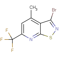 CAS: 296797-18-7 | PC410182 | 3-Bromo-4-methyl-6-(trifluoromethyl)[1,2]thiazolo[5,4-b]pyridine