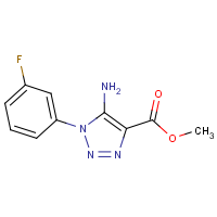 CAS:  | PC410187 | Methyl 5-amino-1-(3-fluorophenyl)-1H-1,2,3-triazole-4-carboxylate